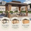 Premium Hardroof All-Weather Gazebo
