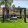 Louvered Pergola Awning 10 x 13 Feet